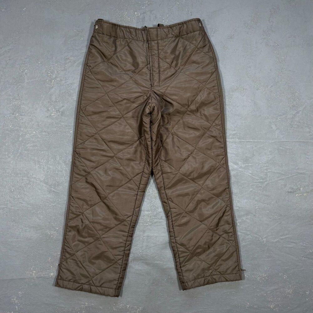 Austrian Military Quilted Liner Pants w/ Drawstring Waist Fit 32 x 27